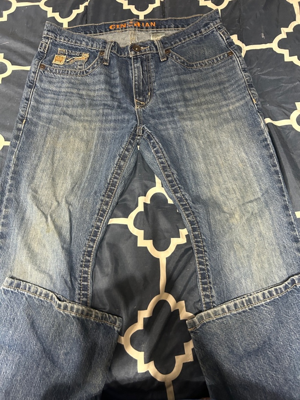 Cinch IAN 32x30 Men’s Blue Washed Denim Jeans